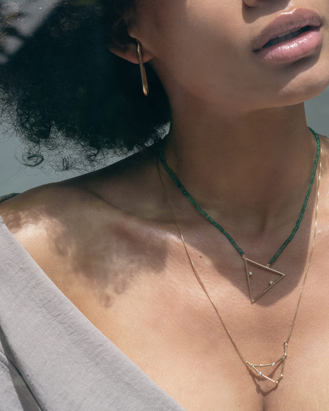 Necklace Gold Capricorn