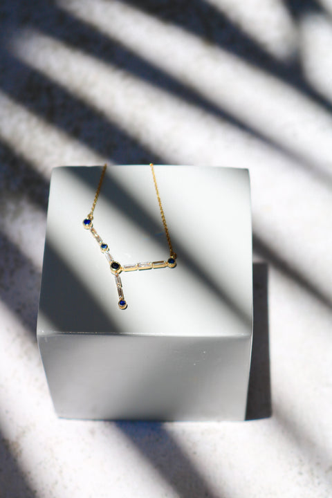 Necklace Sapphires Cancer