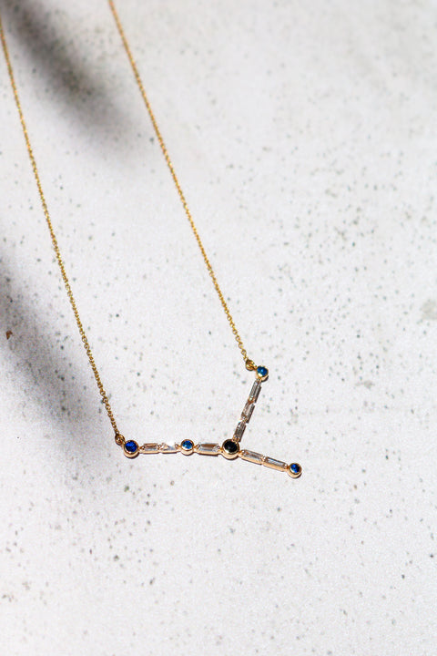 Necklace Sapphires Cancer