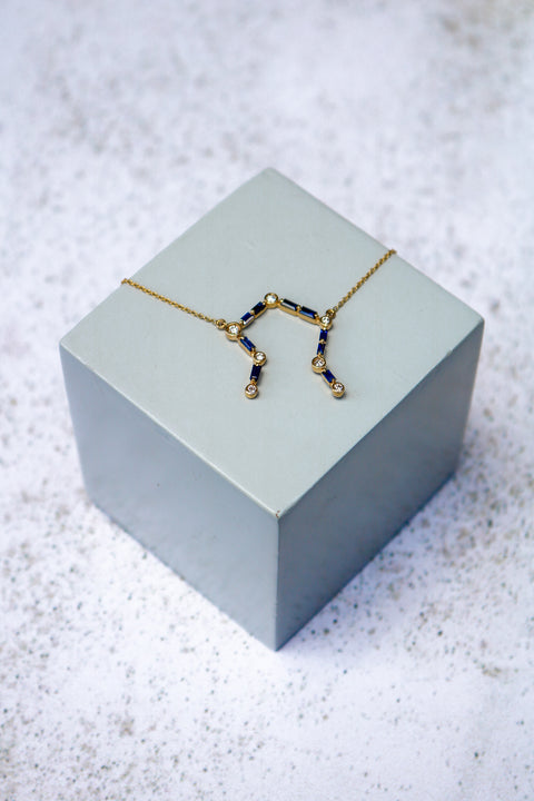 Necklace Sapphires Libra