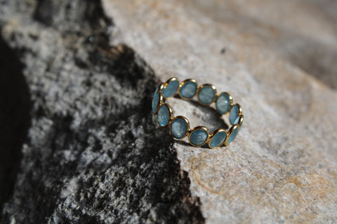 Aquamarine Candy Ring