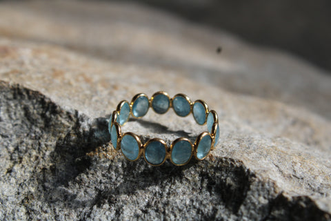 Aquamarine Candy Ring