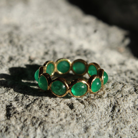 Eternity Esmerald Candy Ring