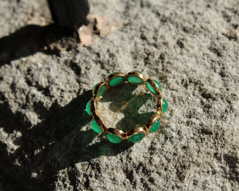 Eternity Esmerald Candy Ring