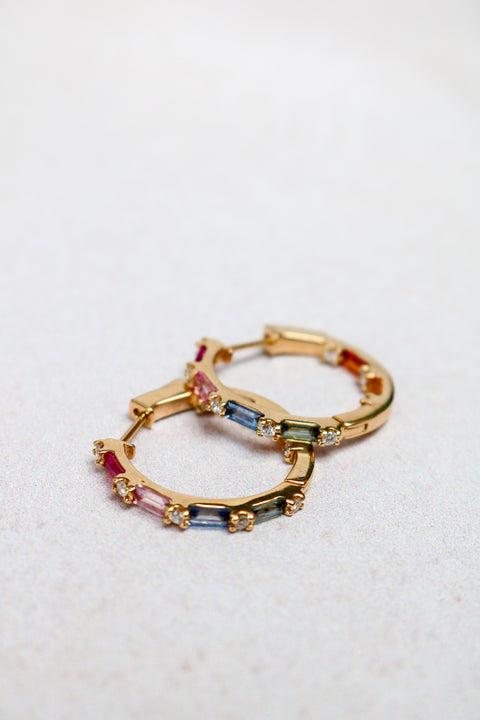 Double side multicolor Candy hoops