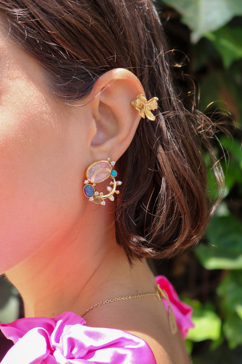 Delta fish earrings “Fauna Collection”