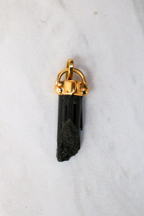Music Black Tourmaline Pendant