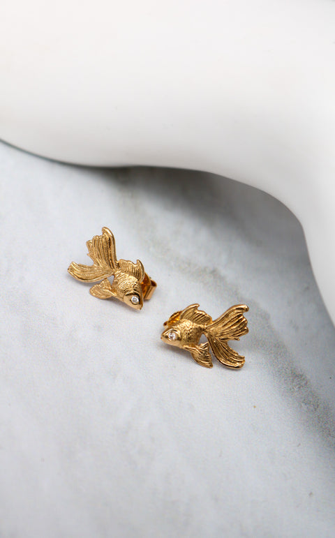 Delta fish earrings “Fauna Collection”