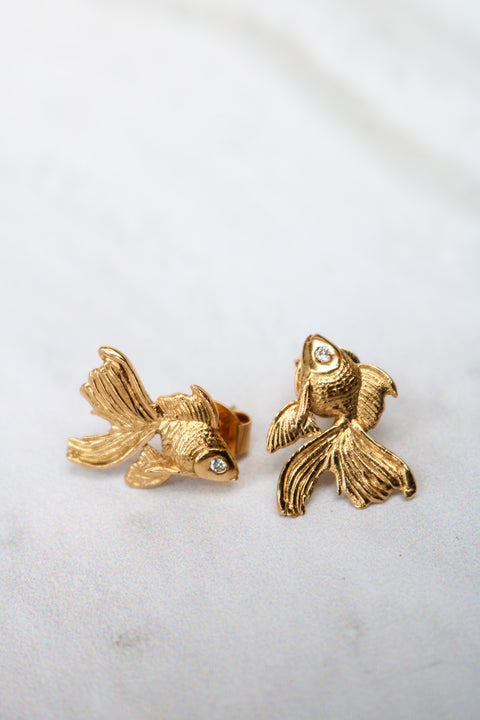 Delta fish earrings “Fauna Collection”