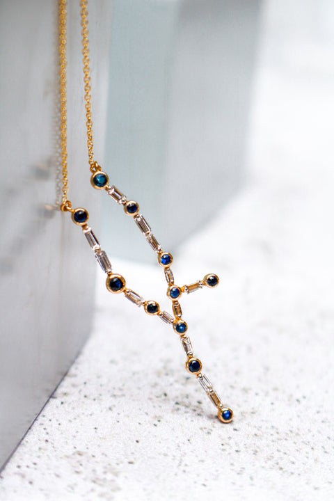 Necklace Sapphires Taurus