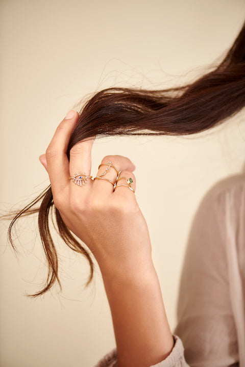 Intuition eye ring