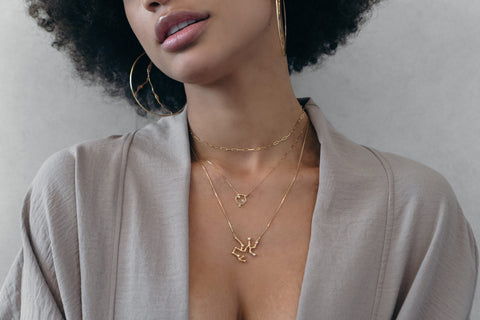 Necklace Gold Sagittarius