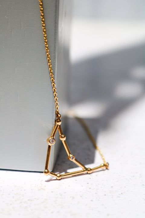 Necklace Gold Capricorn