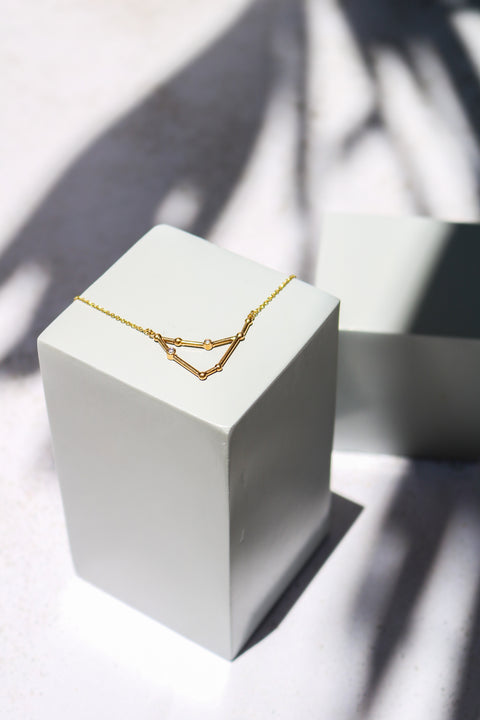 Necklace Gold Capricorn
