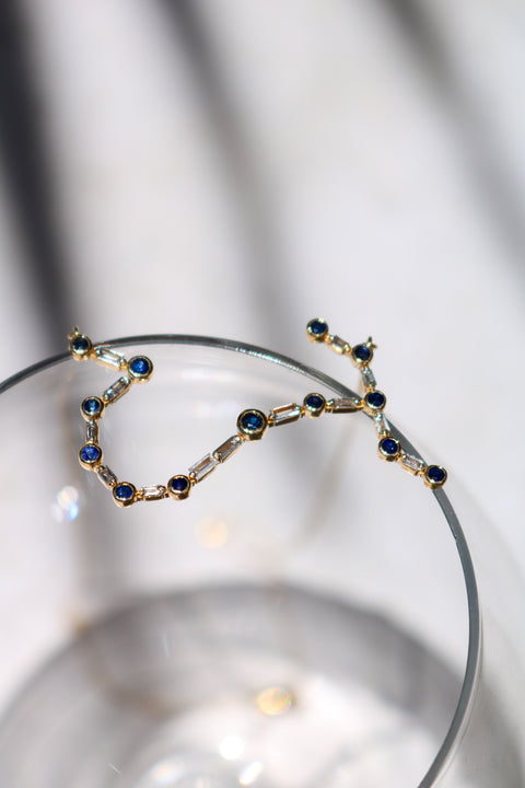 Necklace Sapphires Scorpius