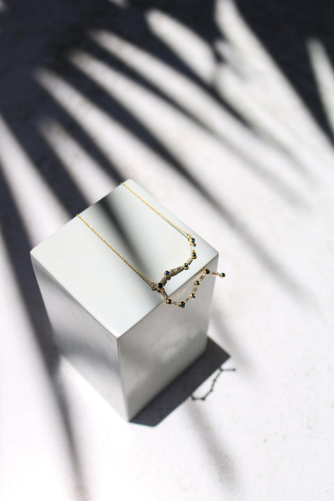 Necklace Sapphires Gemini