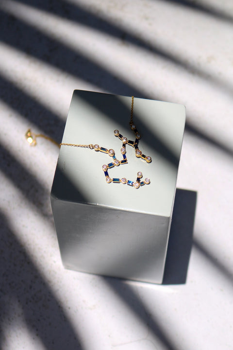Necklace Sapphires Sagittarius