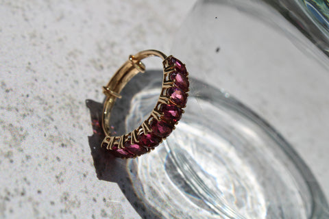 Oval Pink Tourmaline Candy Ring