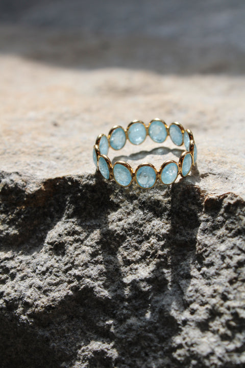 Aquamarine Candy Ring