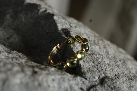 Peridots Candy Ring