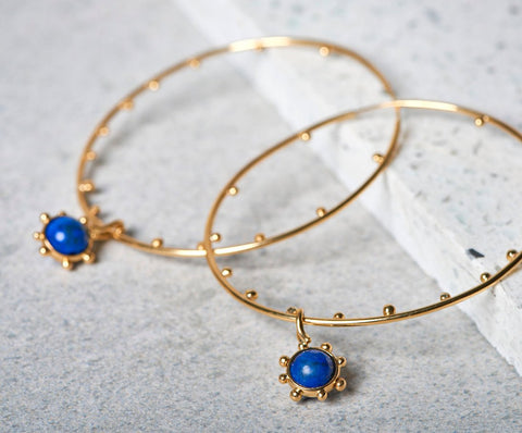 Lapis Lazuli Planet Pendant